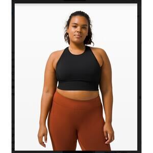 Lululemon Ebb to Train Bra Medium Support C/D Cup Strappy Back Size 10